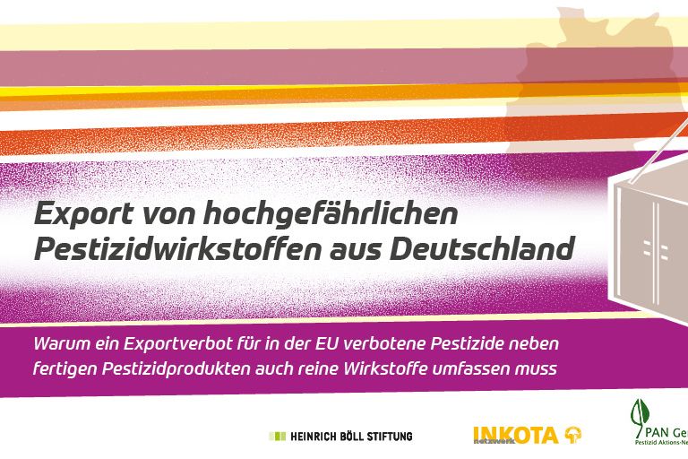 Eine Illustration mit einem Container am Haken, der ein Giftsymbol hat